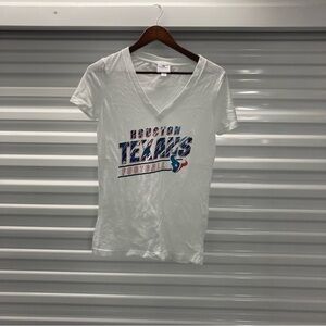 Houston Texans - Majestic White V-Neck T-Shirt